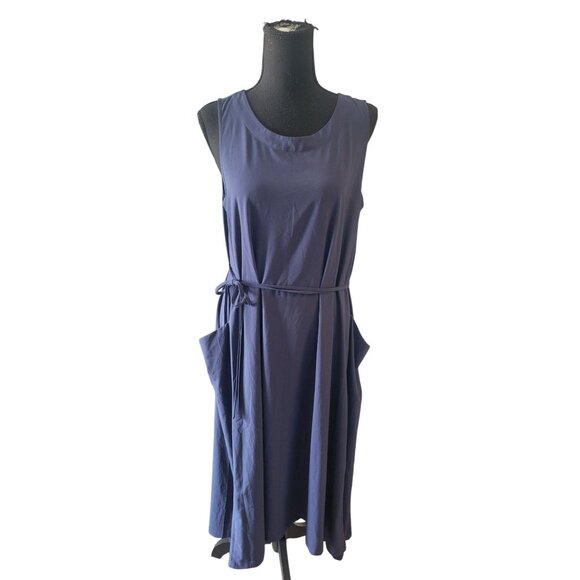 Soma Wknd Dresses & Skirts - Soma Wknd Blue Sleeveless Long Maxi Lightweight Dress Size M Pockets Casual